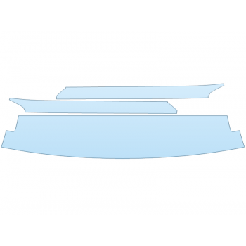 PAINT PROTECTION KIT - 2024 LINCOLN NAUTILUS PREMIERE ROOF - PILLARS - W/O CUTOUTS - PRECUT PPF CLEAR BRA WRAP