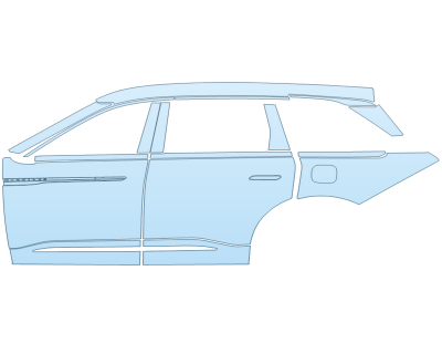 PAINT PROTECTION KIT - 2024 LINCOLN NAUTILUS RESERVE DRIVER SIDE - PRECUT PPF CLEAR BRA WRAP