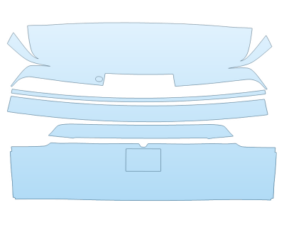 PAINT PROTECTION KIT - 2024 LINCOLN NAVIGATOR BLACK LABEL TAILGATE KIT - PRECUT PPF CLEAR BRA WRAP