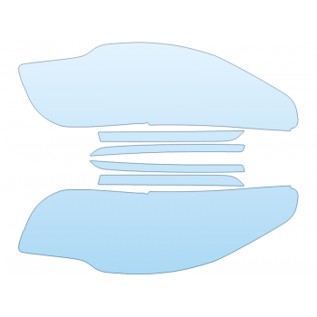 PAINT PROTECTION KIT - 2024 LINCOLN NAVIGATOR L RESERVE HEADLIGHTS - FOGLIGHTS - PRECUT PPF CLEAR BRA WRAP