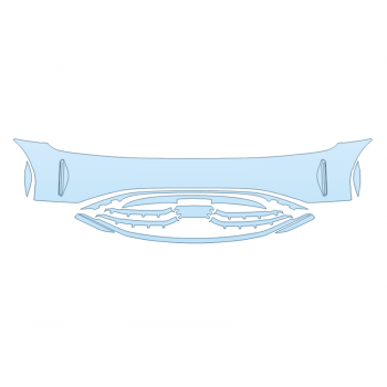 PAINT PROTECTION KIT - 2025 LUCID AIR SAPPHIRE BUMPER - PRECUT PPF CLEAR BRA WRAP