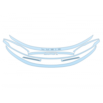 PAINT PROTECTION KIT - 2025 LUCID AIR SAPPHIRE GRILL - PRECUT PPF CLEAR BRA WRAP