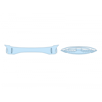 PAINT PROTECTION KIT - 2025 LUCID AIR TOURING BUMPER (MULTI PIECE) - PRECUT PPF CLEAR BRA WRAP