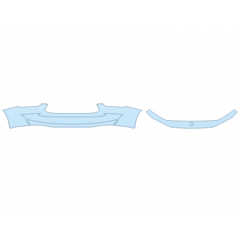 PAINT PROTECTION KIT - 2024 MASERATI GHIBLI GT BUMPER (MULTI PIECE) - PRECUT PPF CLEAR BRA WRAP