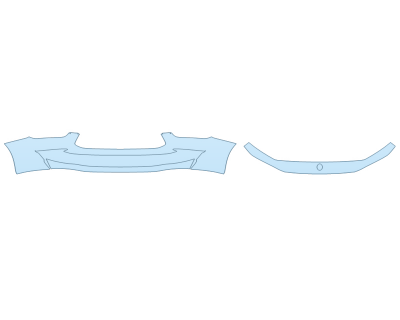 PAINT PROTECTION KIT - 2024 MASERATI GHIBLI GT BUMPER (MULTI PIECE) - PRECUT PPF CLEAR BRA WRAP
