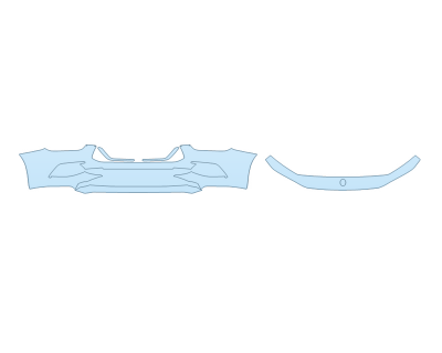 PAINT PROTECTION KIT - 2025 MASERATI GHIBLI TROFEO BUMPER (MULTI PIECE) - PRECUT PPF CLEAR BRA WRAP