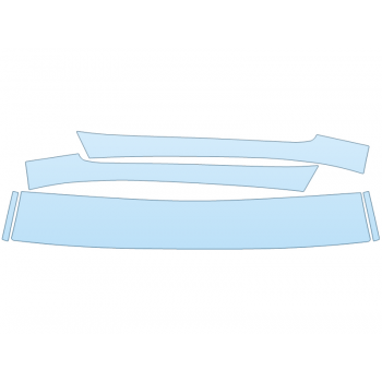 PAINT PROTECTION KIT - 2024 MASERATI GHIBLI TROFEO ROOF - PILLARS - PRECUT PPF CLEAR BRA WRAP