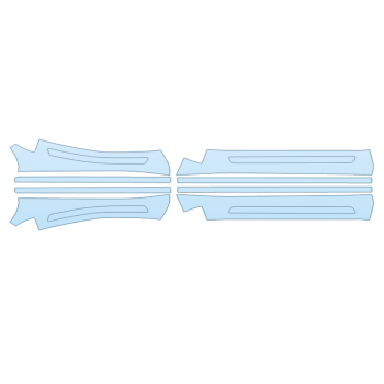 PAINT PROTECTION KIT - 2024 MASERATI GRECALE TROFEO DOOR SILLS - PRECUT PPF CLEAR BRA WRAP