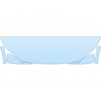 PAINT PROTECTION KIT - 2025 MAZDA CX-30 CARBON EDITION HOOD FENDERS MIRRORS 18 INCH - (WRAPPED EDGES) - PRECUT PPF CLEAR BRA WRAP