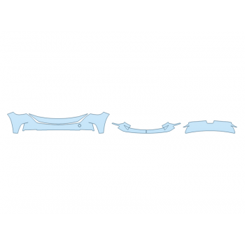 PAINT PROTECTION KIT - 2025 MAZDA CX-50 2.5 S SELECT BUMPER (MULTI PIECE) - PRECUT PPF CLEAR BRA WRAP