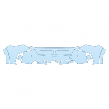 PAINT PROTECTION KIT - 2025 MAZDA CX-90 S BUMPER (MULTI PIECE) - SENSORS - PRECUT PPF CLEAR BRA WRAP