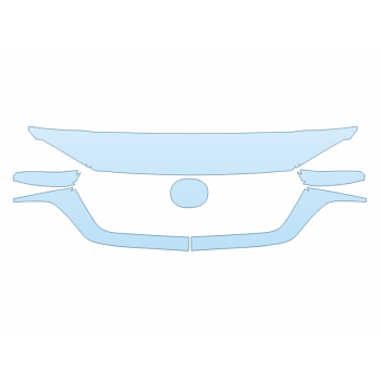 PAINT PROTECTION KIT - 2025 MAZDA CX-90 S GRILL - PRECUT PPF CLEAR BRA WRAP