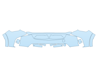 PAINT PROTECTION KIT - 2025 MAZDA CX-90 S PREMIUM BUMPER (MULTI PIECE) - PRECUT PPF CLEAR BRA WRAP