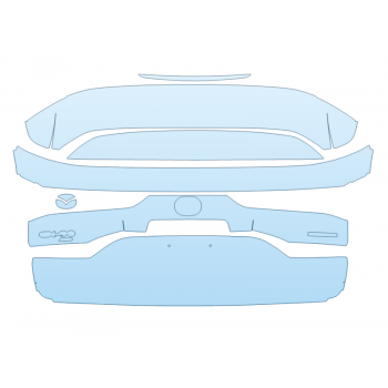 PAINT PROTECTION KIT - 2025 MAZDA CX-90 S PREMIUM TAILGATE KIT - W/EMBLEMS - PRECUT PPF CLEAR BRA WRAP