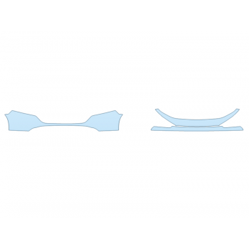PAINT PROTECTION KIT - 2024 MAZDA MAZDA3 HATCH 2.5 S BUMPER (MULTI PIECE) - PRECUT PPF CLEAR BRA WRAP