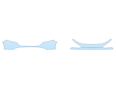 PAINT PROTECTION KIT - 2025 MAZDA MAZDA3 HATCH 2.5 S PREMIUM BUMPER (MULTI PIECE) - PRECUT PPF CLEAR BRA WRAP