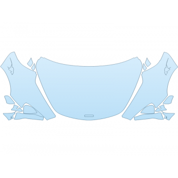 PAINT PROTECTION KIT - 2024 MCLAREN ARTURA TECHLUX FULL HOOD FENDERS MIRRORS  - (WRAPPED EDGES) - PRECUT PPF CLEAR BRA WRAP