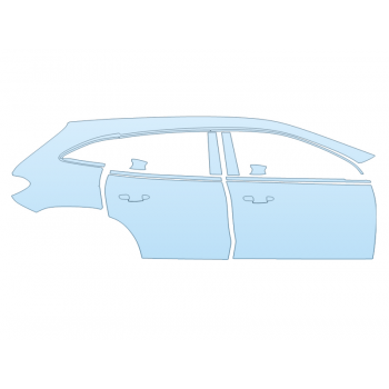 PAINT PROTECTION KIT - 2024 MERCEDES BENZ GLA-CLASS SUV 250 PASSENGER SIDE - PRECUT PPF CLEAR BRA WRAP