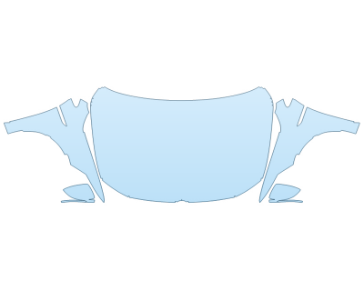 PAINT PROTECTION KIT - 2025 VOLKSWAGEN GOLF GTI AUTOBAHN FULL HOOD FENDERS MIRRORS  - (WRAPPED EDGES) - PRECUT PPF CLEAR BRA WRAP