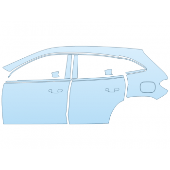 Precut PPF Kit – Clear Bra Paint Protection Film PAINT PROTECTION KIT - 2024 MERCEDES BENZ GLA-CLASS SUV 250 4MATIC DRIVER SIDE - PRECUT PPF CLEAR BRA WRAP