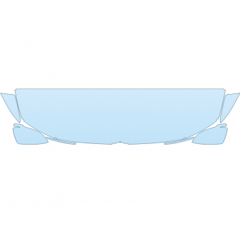 PAINT PROTECTION KIT - 2025 VOLKSWAGEN GOLF GTI S HOOD FENDERS MIRRORS 24 INCH - (WRAPPED EDGES) - PRECUT PPF CLEAR BRA WRAP