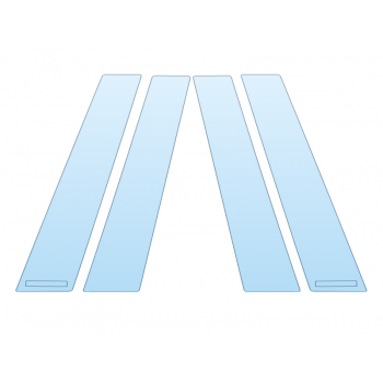 Precut PPF Kit – Clear Bra Paint Protection Film PAINT PROTECTION KIT - 2025 VOLKSWAGEN GOLF GTI SE B PILLARS - PRECUT PPF CLEAR BRA WRAP