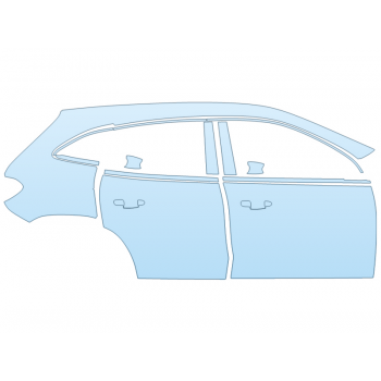 Precut PPF Kit – Clear Bra Paint Protection Film PAINT PROTECTION KIT - 2024 MERCEDES BENZ GLA-CLASS SUV AMG 45 PASSENGER SIDE - PRECUT PPF CLEAR BRA WRAP