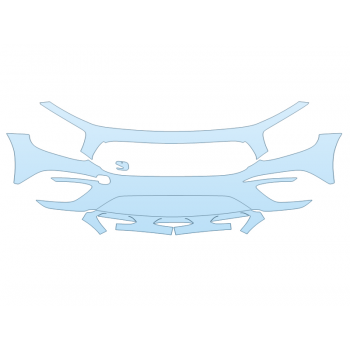PAINT PROTECTION KIT - 2024 MERCEDES BENZ GLB-CLASS AMG LINE BUMPER - PRECUT PPF CLEAR BRA WRAP