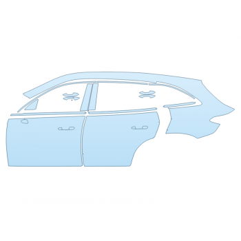 Precut PPF Kit – Clear Bra Paint Protection Film PAINT PROTECTION KIT - 2024 MERCEDES BENZ GLC-CLASS 300 SUV DRIVER SIDE - PRECUT PPF CLEAR BRA WRAP