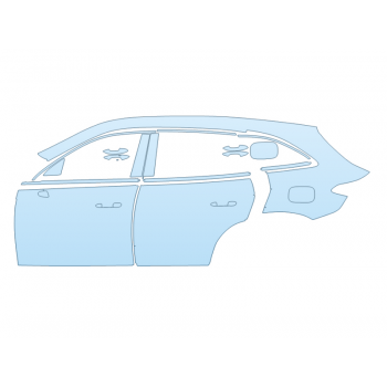 Precut PPF Kit – Clear Bra Paint Protection Film PAINT PROTECTION KIT - 2024 MERCEDES BENZ GLC-CLASS 300 SUV DRIVER SIDE W/CHARGE PORT - PRECUT PPF CLEAR BRA WRAP