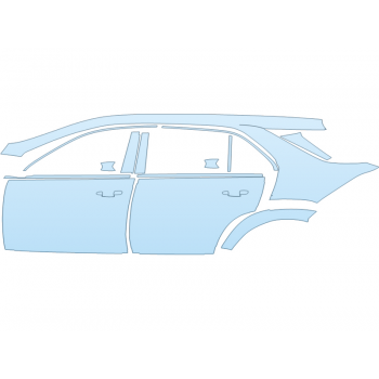 PAINT PROTECTION KIT - 2024 MERCEDES BENZ GLE-CLASS SUV 450E 4MATIC DRIVER SIDE - PRECUT PPF CLEAR BRA WRAP