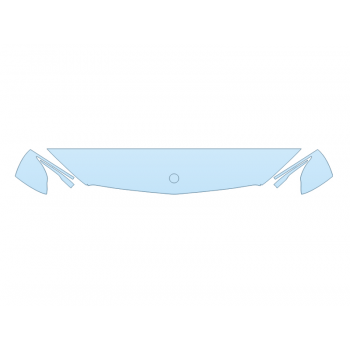 PAINT PROTECTION KIT - 2024 MERCEDES BENZ GLS-CLASS GLS 580 HOOD FENDERS MIRRORS 12 INCH - (WRAPPED EDGES) - PRECUT PPF CLEAR BRA WRAP
