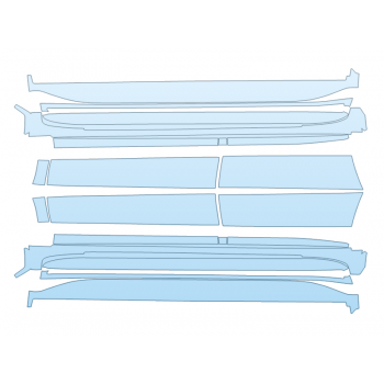 Precut PPF Kit – Clear Bra Paint Protection Film PAINT PROTECTION KIT - 2024 MERCEDES BENZ GLS-CLASS GLS 580 ROCKERS - PRECUT PPF CLEAR BRA WRAP