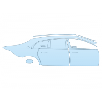 Precut PPF Kit – Clear Bra Paint Protection Film PAINT PROTECTION KIT - 2024 MERCEDES BENZ S-CLASS MAYBACH 580 PASSENGER SIDE - PRECUT PPF CLEAR BRA WRAP