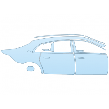 Precut PPF Kit – Clear Bra Paint Protection Film PAINT PROTECTION KIT - 2024 MERCEDES BENZ S-CLASS MAYBACH 680 PASSENGER SIDE - PRECUT PPF CLEAR BRA WRAP
