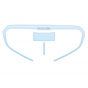 PAINT PROTECTION KIT - 2024 MERCEDES BENZ S-CLASS MAYBACH 680 GRILL - PRECUT PPF CLEAR BRA WRAP