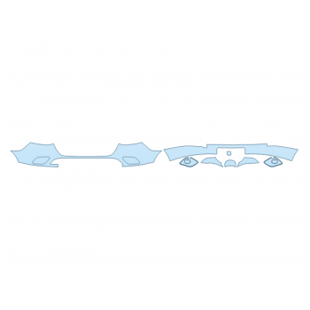 PAINT PROTECTION KIT - 2024 MERCEDES BENZ SPRINTER CREW VAN BUMPER (MULTI PIECE) - PRECUT PPF CLEAR BRA WRAP