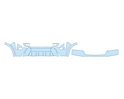 PAINT PROTECTION KIT - 2024 NISSAN ARMADA MIDNIGHT EDITION BUMPER (MULTI PIECE) - PRECUT PPF CLEAR BRA WRAP