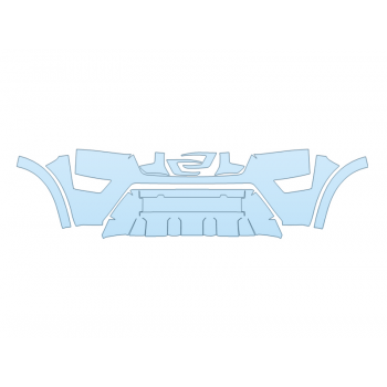 Precut PPF Kit – Clear Bra Paint Protection Film PAINT PROTECTION KIT - 2024 NISSAN ARMADA S BUMPER - PRECUT PPF CLEAR BRA WRAP