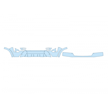 PAINT PROTECTION KIT - 2024 NISSAN ARMADA SL BUMPER (MULTI PIECE) - PRECUT PPF CLEAR BRA WRAP