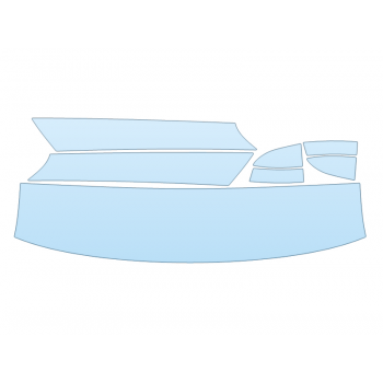 PAINT PROTECTION KIT - 2024 NISSAN ARMADA SL ROOF - PILLARS - PRECUT PPF CLEAR BRA WRAP