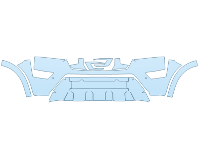 Precut PPF Kit – Clear Bra Paint Protection Film PAINT PROTECTION KIT - 2024 NISSAN ARMADA SV BUMPER - SENSORS - PRECUT PPF CLEAR BRA WRAP