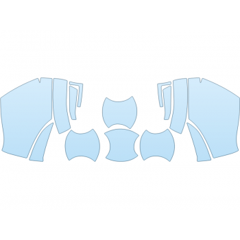 PAINT PROTECTION KIT - 2024 NISSAN ARMADA SV MIRRORS - DOOR CUPS - PRECUT PPF CLEAR BRA WRAP