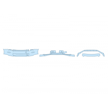 PAINT PROTECTION KIT - 2025 NISSAN GT-R PREMIUM BUMPER (MULTI PIECE) - PRECUT PPF CLEAR BRA WRAP