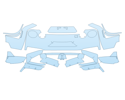 2024 NISSAN GT-R PREMIUM REAR BUMPER