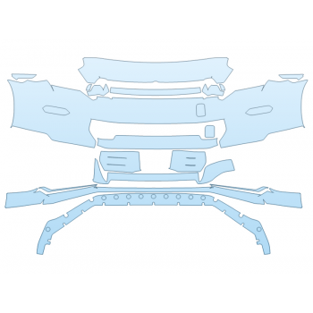 PAINT PROTECTION KIT - 2024 NISSAN GT-R T-SPEC BUMPER - PRECUT PPF CLEAR BRA WRAP
