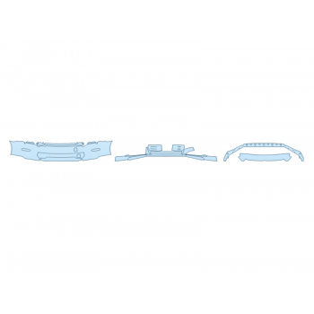 PAINT PROTECTION KIT - 2024 NISSAN GT-R T-SPEC BUMPER (MULTI PIECE) - PRECUT PPF CLEAR BRA WRAP
