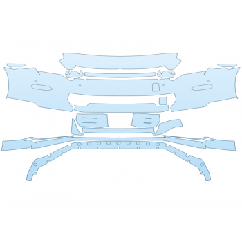 PAINT PROTECTION KIT - 2025 NISSAN GT-R T-SPEC BUMPER - SENSORS - PRECUT PPF CLEAR BRA WRAP