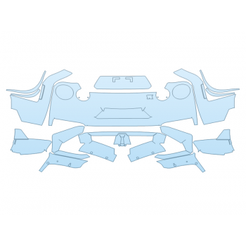PAINT PROTECTION KIT - 2024 NISSAN GT-R T-SPEC REAR BUMPER - PRECUT PPF CLEAR BRA WRAP
