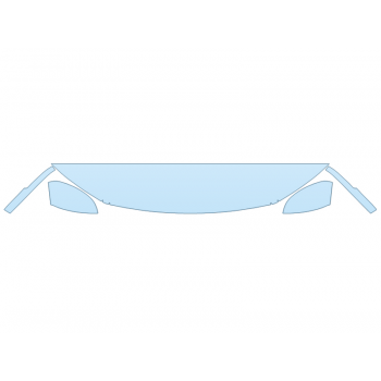 PAINT PROTECTION KIT - 2025 NISSAN ROGUE S HOOD FENDERS MIRRORS 12 INCH - (WRAPPED EDGES) - PRECUT PPF CLEAR BRA WRAP